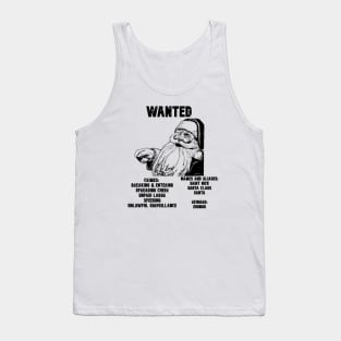 Wanted Santa Claus Tank Top